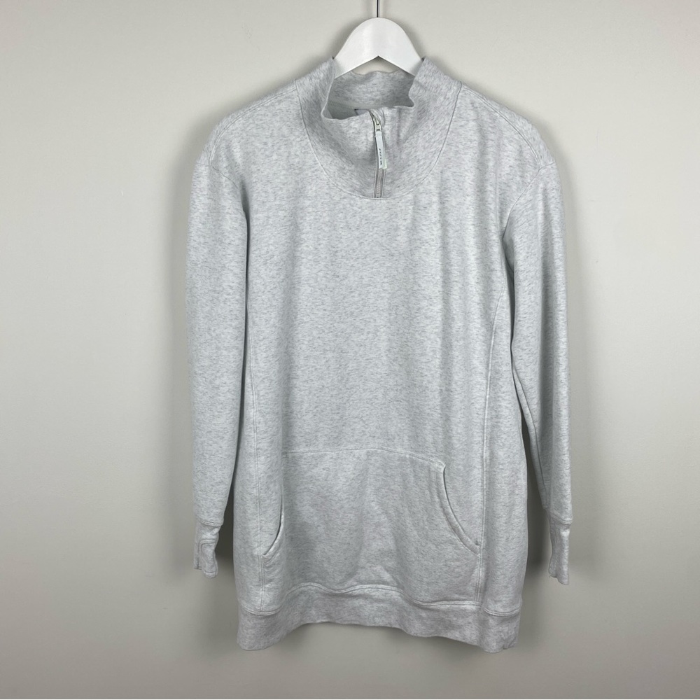 Athleta Girl Heather Gray Pullover Do What You Love Sweatshirt Girls Size XXL 16